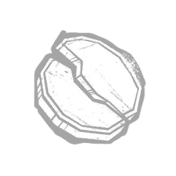 Offrande : Pièce coupée