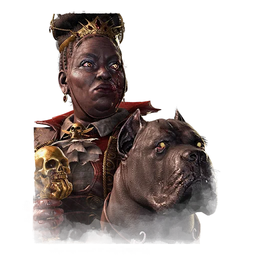 Portrait de La Maîtresse des molosses