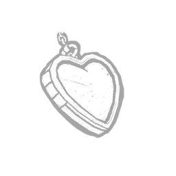 Offrande : Médaillon en forme de cœur